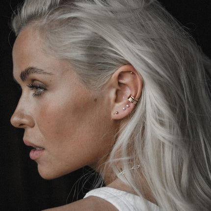 Pin Up Earrings - Silver