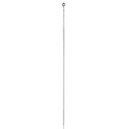 Pin Up Threader Chain Earrings - Silver