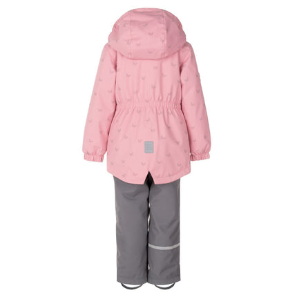 Pink and Gray Reflective Spring/Autumn Set