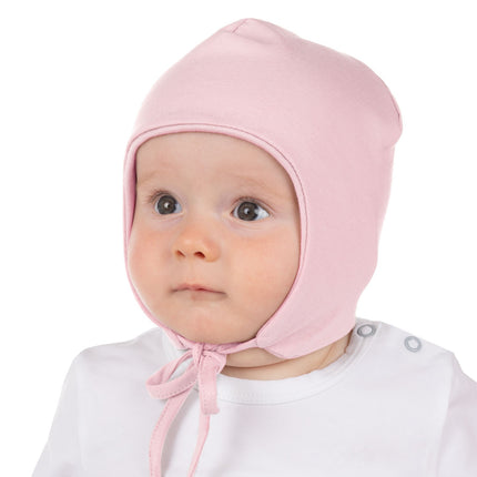 Pink Cotton Baby Hat