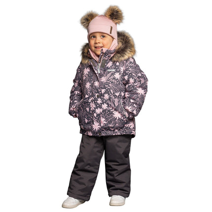 Pink Merino Wool Double Pom-Pom Balaclava