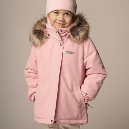 Pink Merino Wool Pom-Pom Balaclava