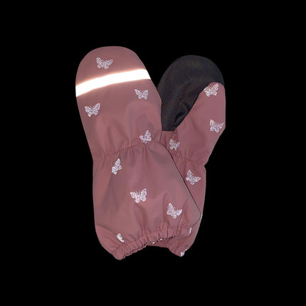Pink Reflective Spring/Autumn Mittens