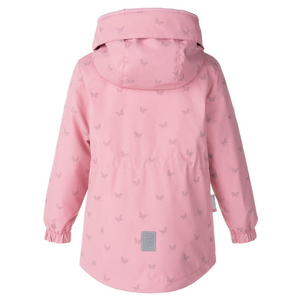 Pink Reflective Spring Parka