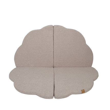 Play Mat for Kids - Cloud Shaped Bearly Light Grey