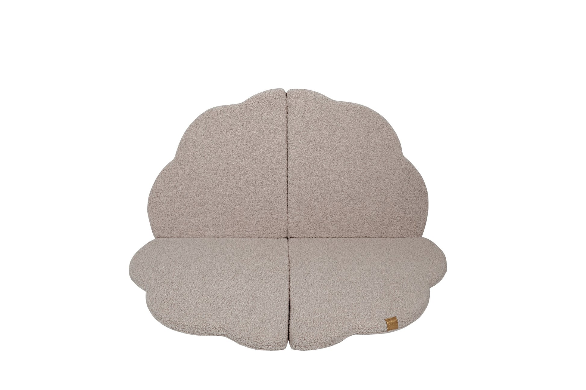 Play Mat for Kids - Cloud Shaped Bearly Light Grey