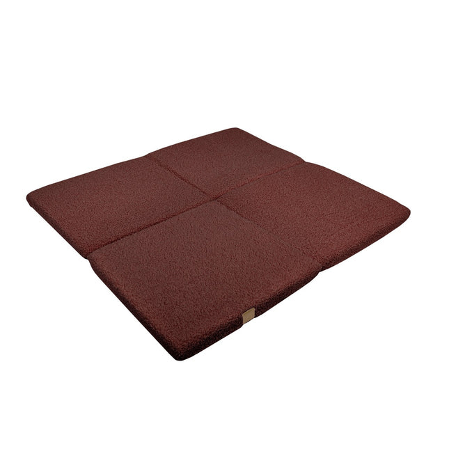 Play Mat for Kids - Square Bearly Brown