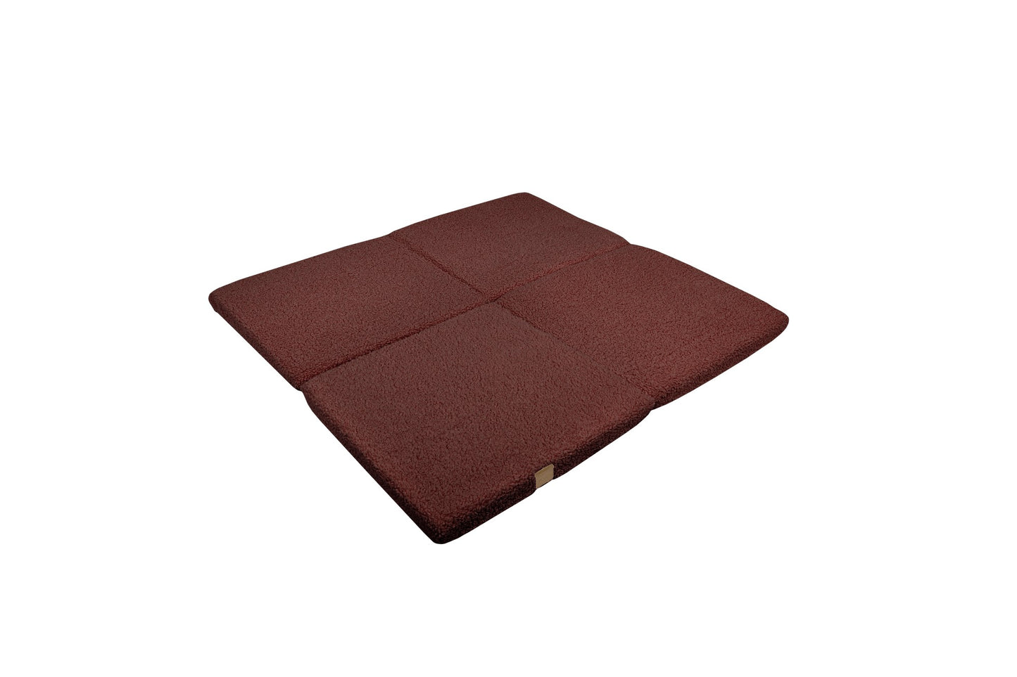 Play Mat for Kids - Square Bearly Brown