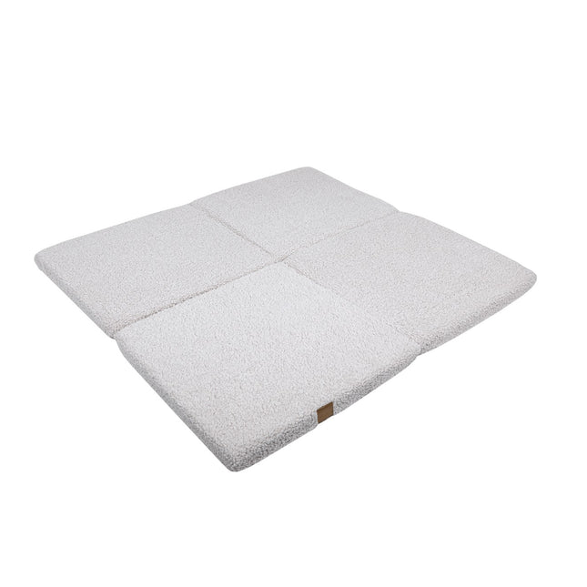 Play Mat for Kids - Square Bearly White