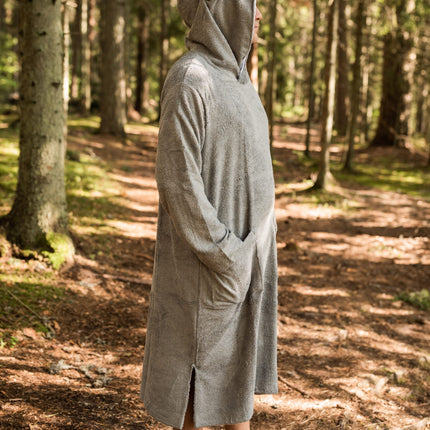 Long-Sleeve Poncho KOALA - Bamboo Terry