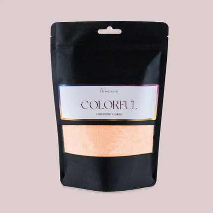 Powdered Candle Refill Kit – Unscented Creamy Peach, 330g