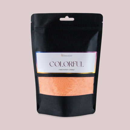 Powdered Candle Refill Kit – Unscented Peach, 330g
