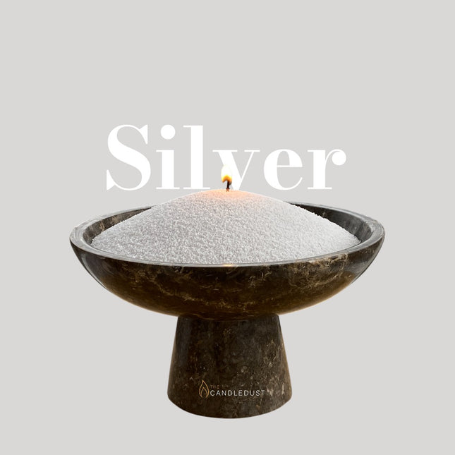 Powdered Candle Refill Kit – Unscented Silver, 330g