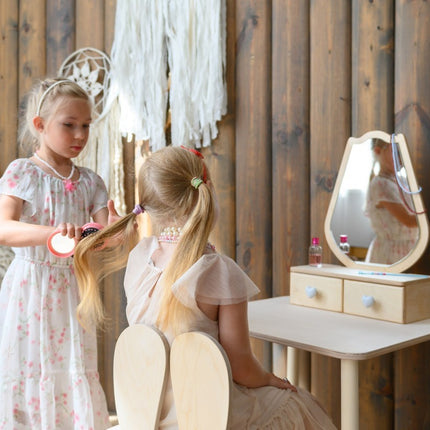 Princess Beauty Table and Chair with Mirror - Tulip