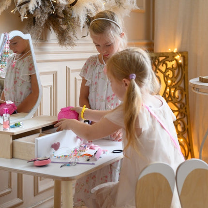 Princess Beauty Table and Chair with Mirror - Tulip