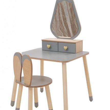 Princess Beauty Table and Chair with Mirror - Tulip