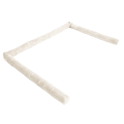 Protective Roll Bumper for Baby Crib – Grey