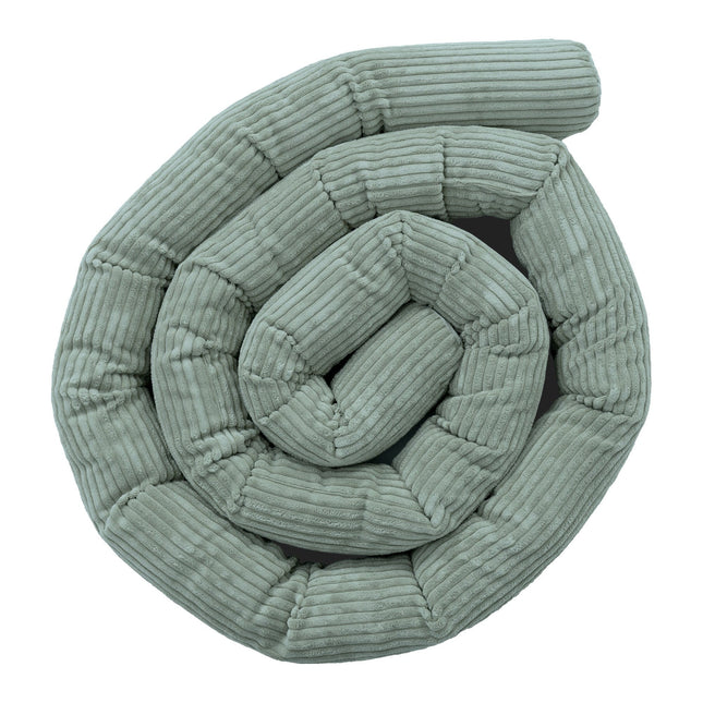 Baby Bumper Protective Roll for Baby Crib – Olive Green - LoveStyle World