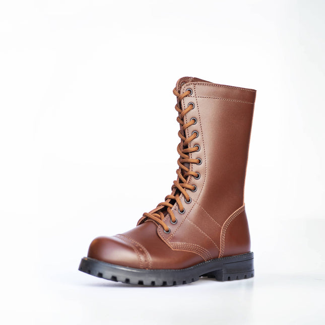 516 aka High Aviator Boots - Brown - LoveStyle World