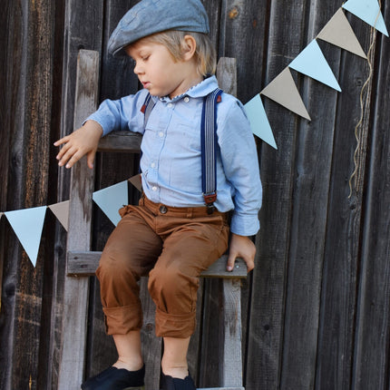 Punsa Kids Barefoot Slippers - Upcycled Leather, Grey