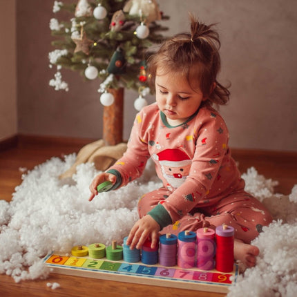 Puzzle For Learning Colors And To Count