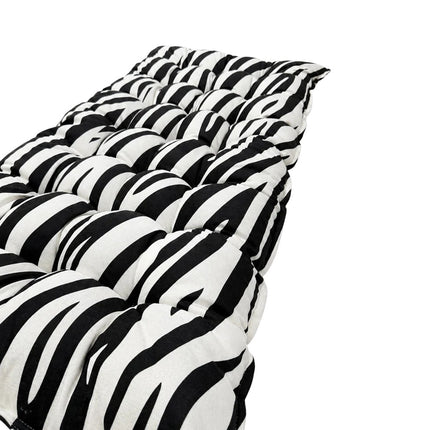 Quilted Kids' Floor Cushion, 3 Sizes Available - Zebra