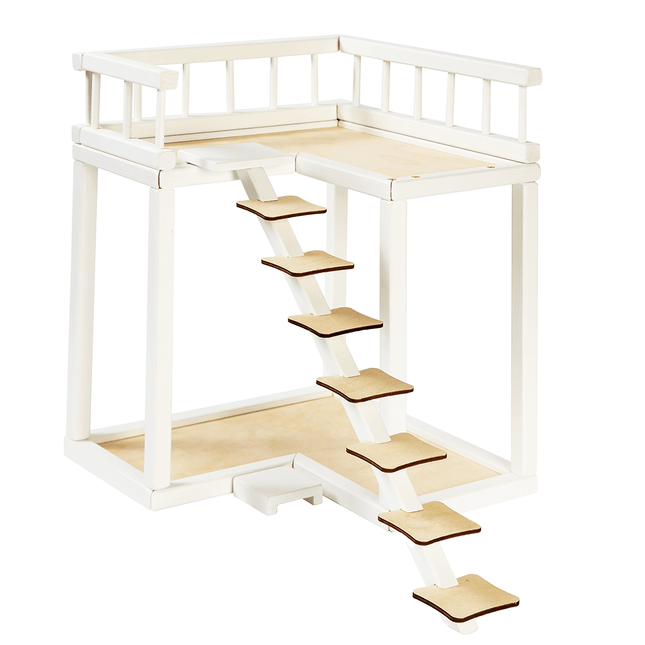 Dollhouse Balcony - White - LoveStyle World