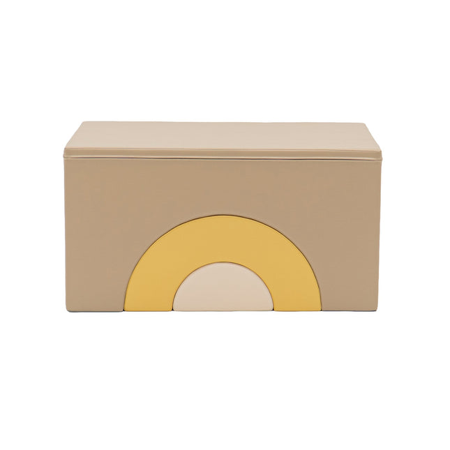 Rainbow Bridge Soft Play Set - Beige & Honey