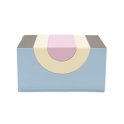 Rainbow Bridge Soft Play Set - Light Pastel