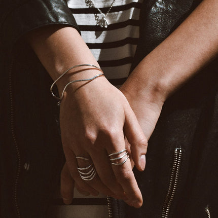 Reef Break Wave Ring - Silver