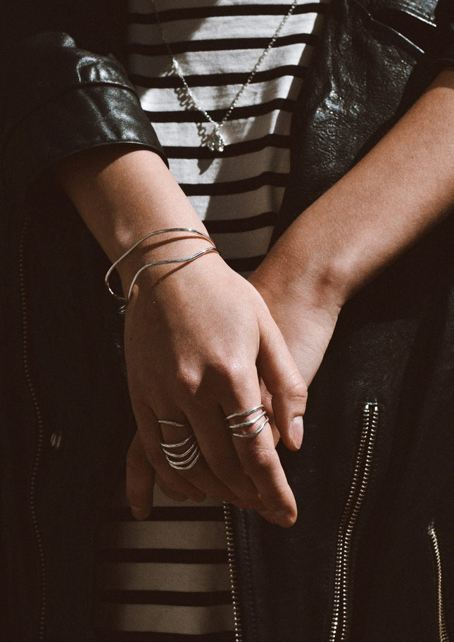 Reef Break Wave Ring - Silver