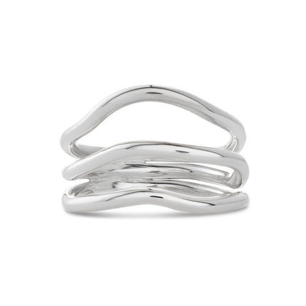 Reef Break Wave Ring - Silver