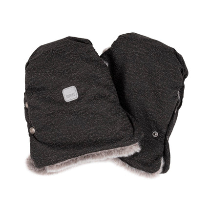 Reflective Stroller Mittens – Black