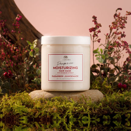 Rhubarb Hair Mask With Castor Oil - 250 ml