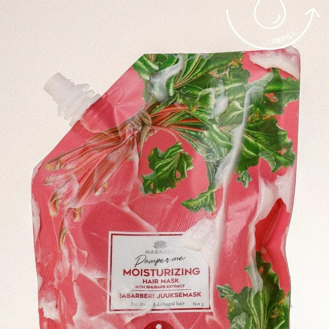 REFILL for Rhubarb Hair Mask With Castor Oil - 500 ml