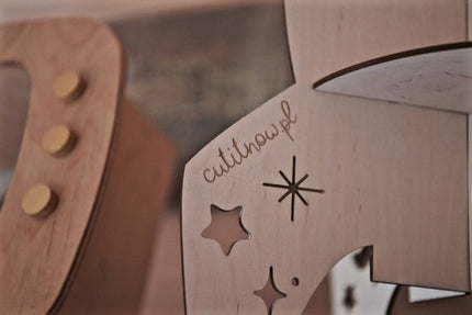 Rocket Shelf - Self-Assembly Wooden Decoration