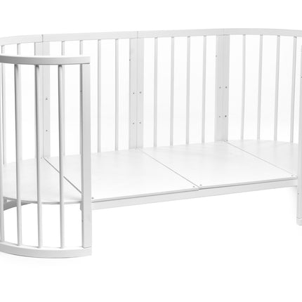 Round Baby Crib OLIN - White