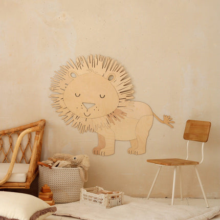 Safari Lion – Wooden Wall Decoration