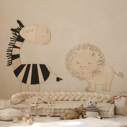 Safari Zebra – Wooden Wall Decoration