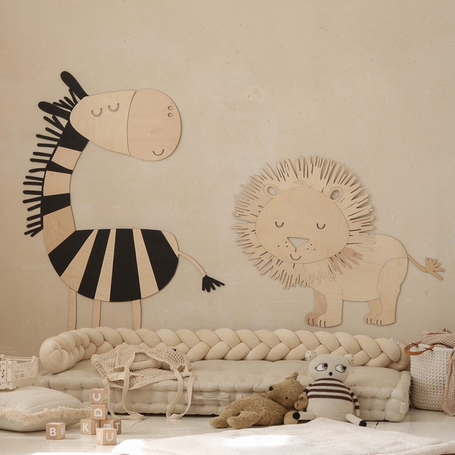 Safari Zebra – Wooden Wall Decoration