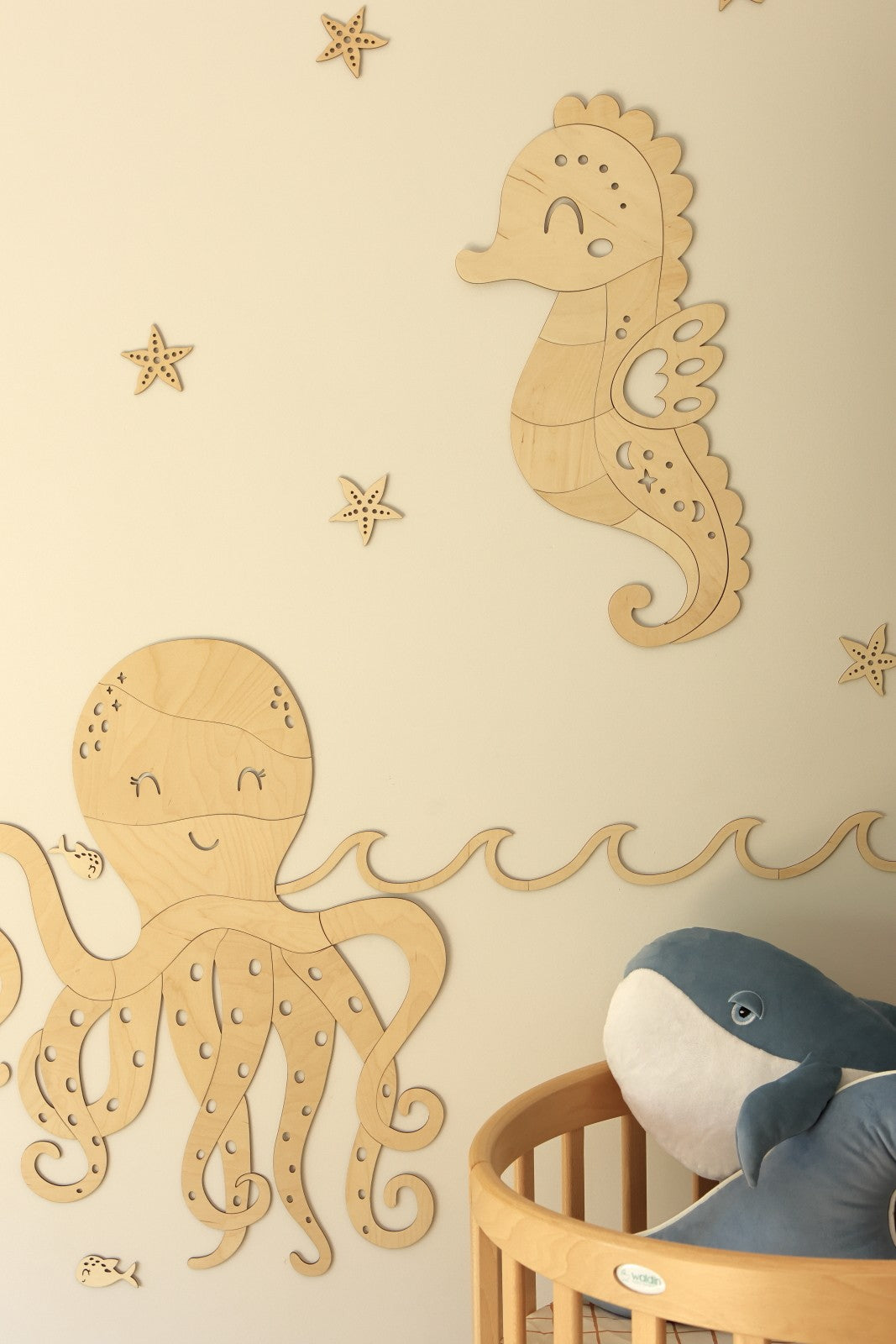 Wooden Wall Decoration - Seahorse