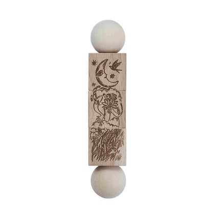 Secret Garden Wooden Spinning Puzzle - Natural