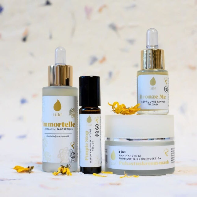 Self-Tanning Drops with Algae Extract and Hyaluronic Acid, 15ml