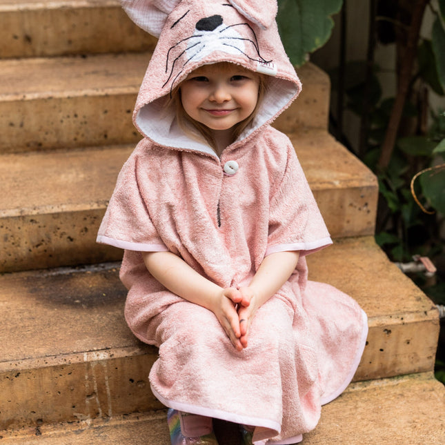 CAT TODDLERS Short-Sleeve Poncho (Size 82/86-116) - LoveStyle World