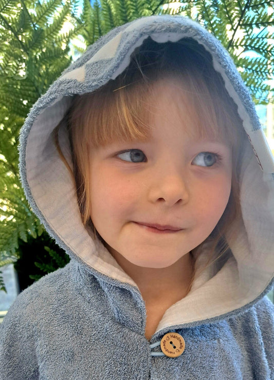 Short-Sleeve Poncho SHARK - For KIDS (Size 122-150)