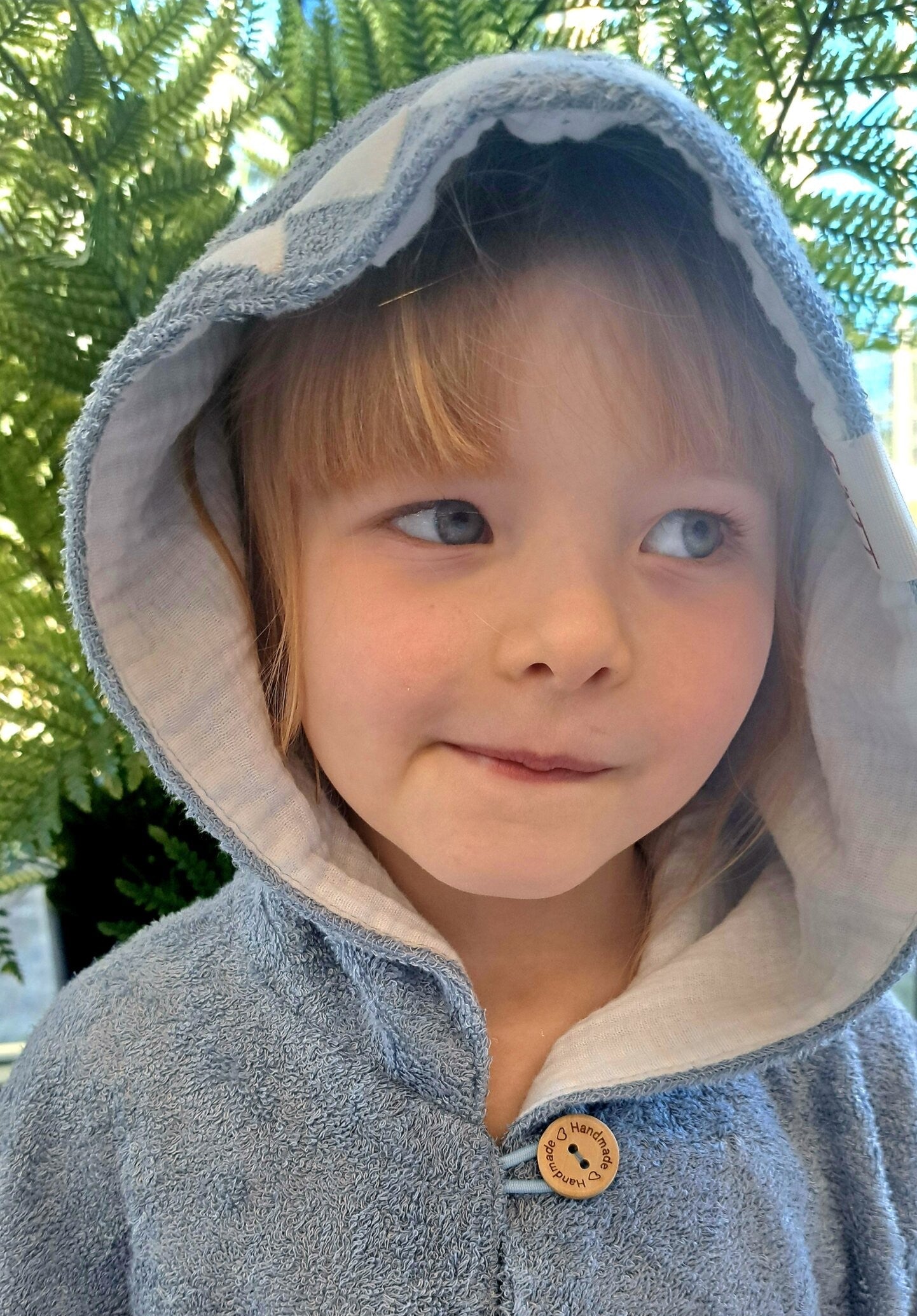 Short-Sleeve Poncho SHARK - For TODDLERS (Size 82/86-116)