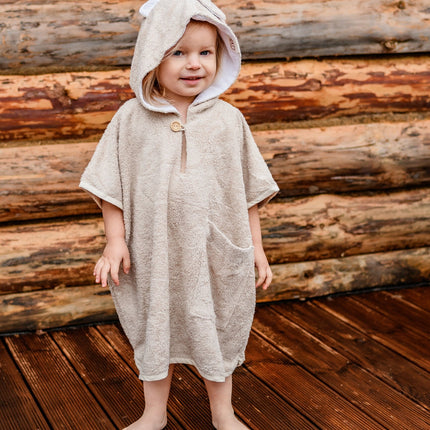 Short-Sleeve Poncho TEDDY - For TODDLERS (Size 82/86-116)
