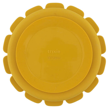 Silicone Divided Suction Plate for Kids - Mr. Lion