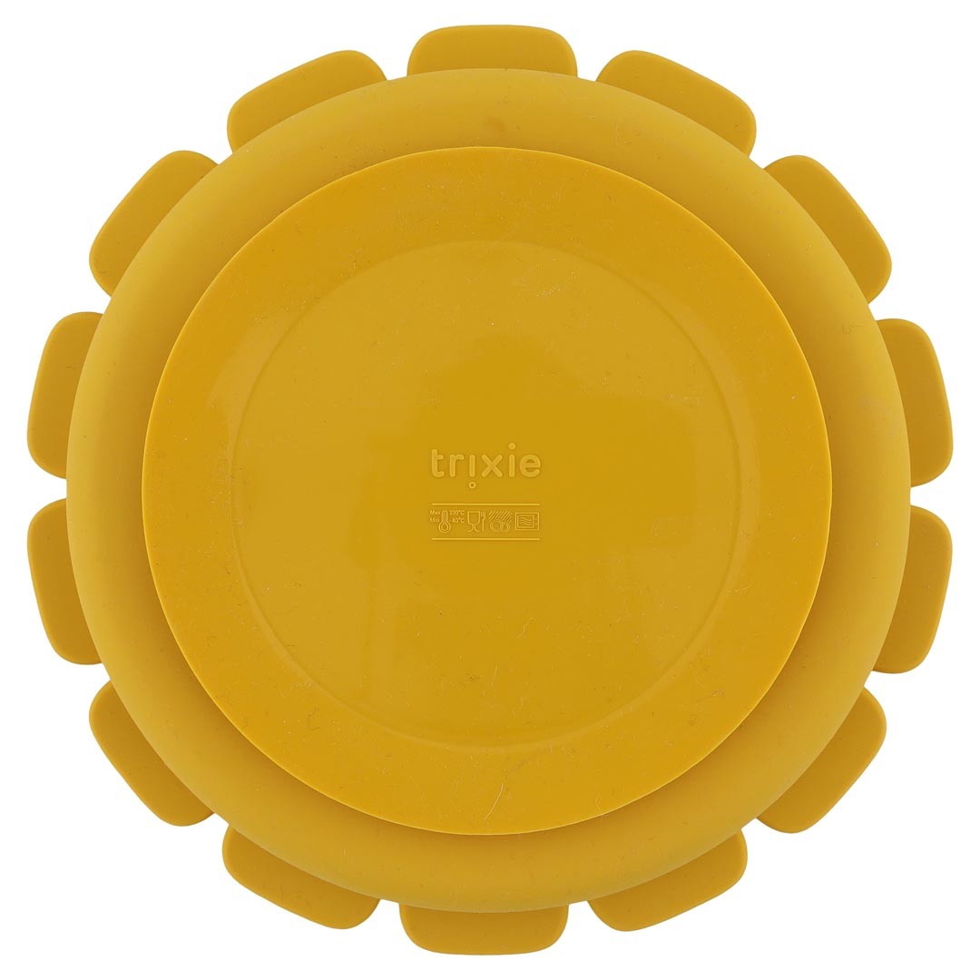 Silicone Divided Suction Plate for Kids - Mr. Lion
