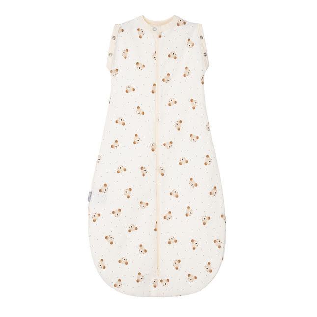 Baby Swaddle and Sleeping Bag 0.5 TOG – Beige / White